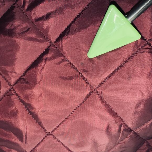 NWT UNTUCKit Wynwood Vest Men Medium Burgundy Red Pocket Quilt Zip Snap Gorpcore - Picture 10 of 10